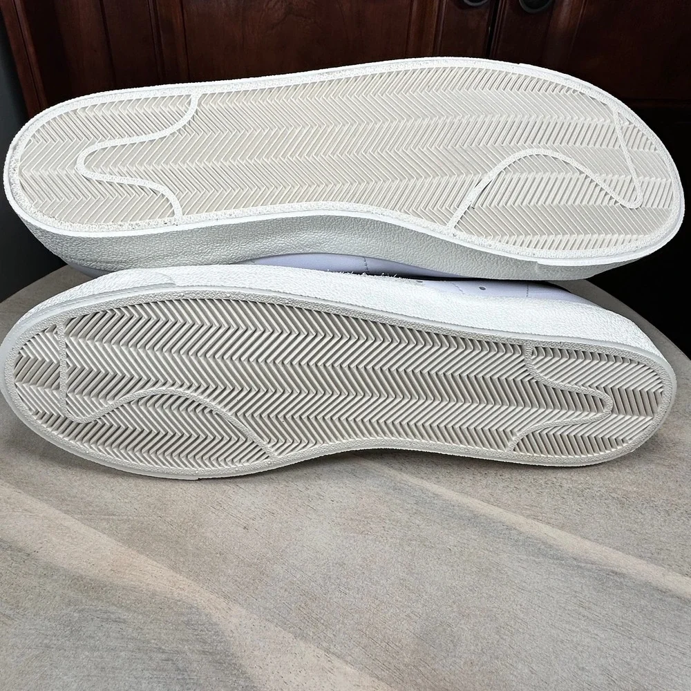 New Nike Blazer Mid 77 Vintage White Black BQ6806-100 Men Size 13 - Picture 11 of 12